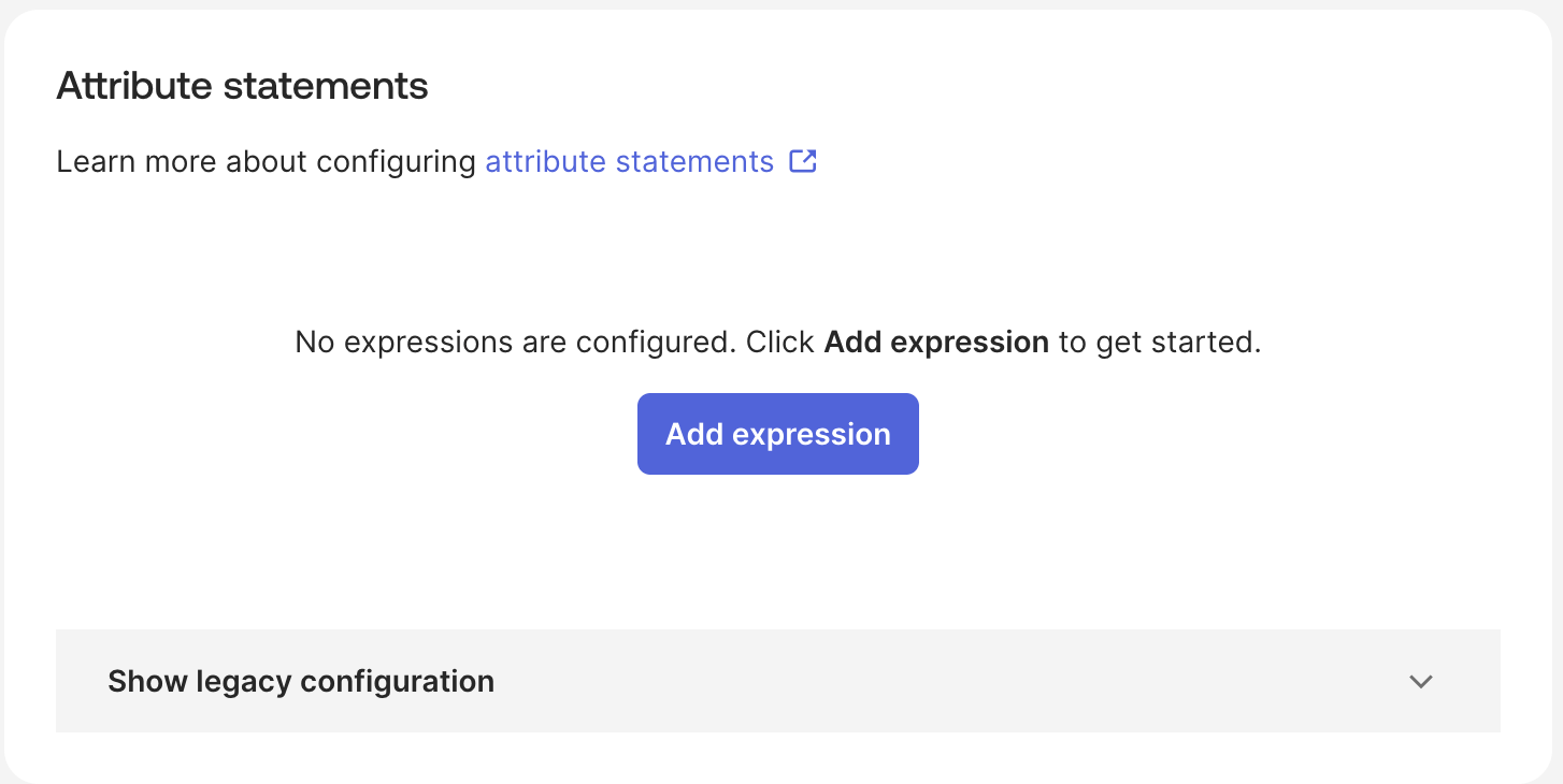 Attribute mapping on SSO Configuration Portal