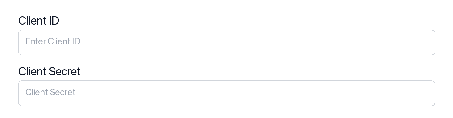 Add credentials in Scalekit dashboard